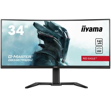 Iiyama iiyama G-MASTER GB3467WQSU-B5 | 34" Monitor | 3440 x 1440 | UltraWide QHD | LED | Zwart