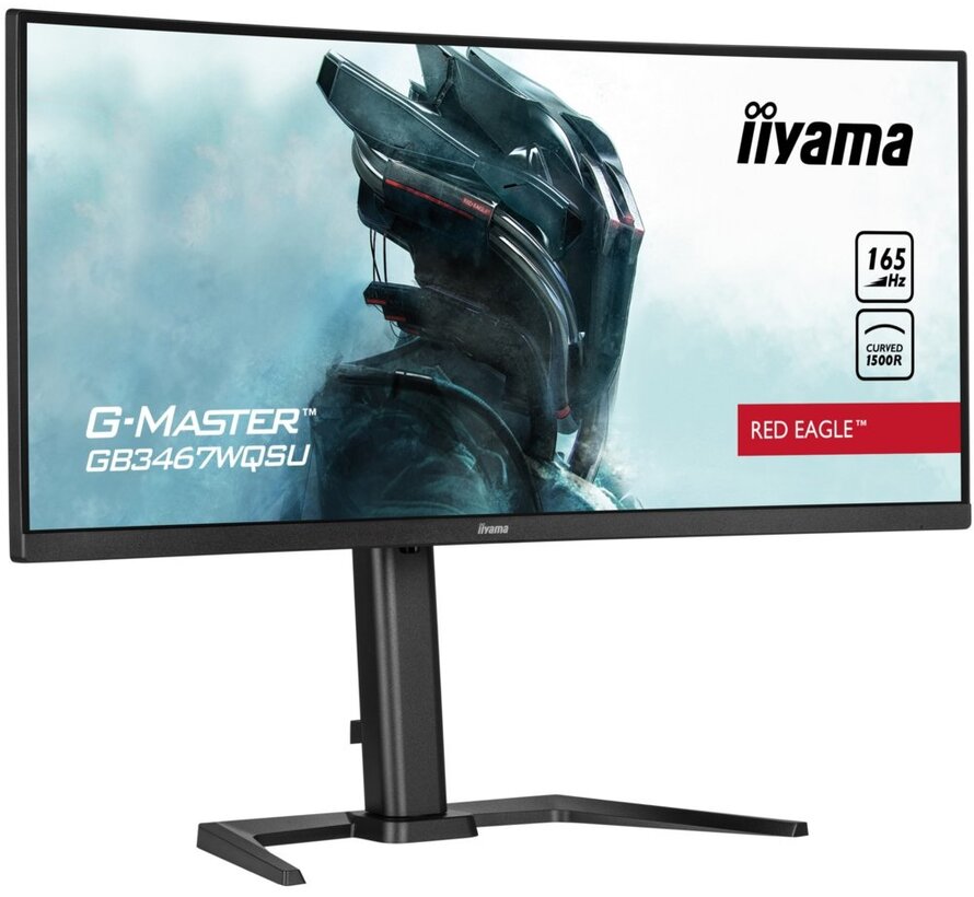 iiyama G-MASTER GB3467WQSU-B5 | 34" Monitor | 3440 x 1440 | UltraWide QHD | LED | Zwart