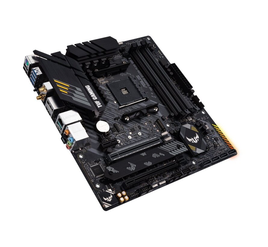 ASUS TUF GAMING B550M-PLUS WIFI II | Socket AM4 | AMD B550 | 4xDDR4 | Micro-ATX | Moederbord