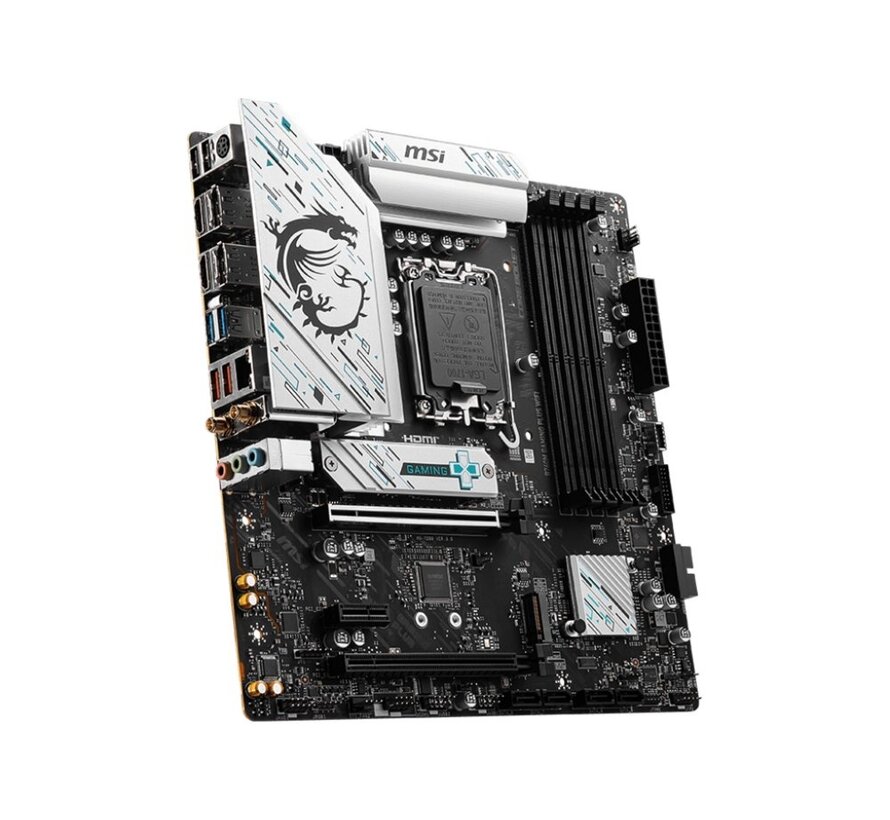B760M GAMING PLUS WIFI | Socket LGA 1700 | Intel B760 | 4xDDR5 | Micro-ATX | Moederbord