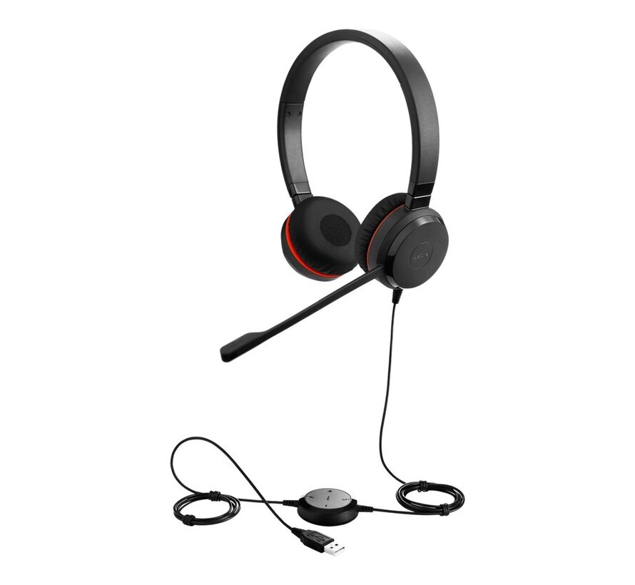 Evolve 30 II | Bedrade On-ear Headset | USB-A & 3.5mm | Zwart