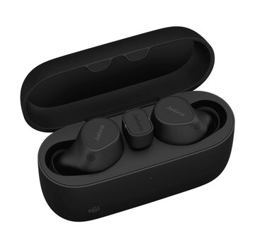 Jabra Evolve2 Buds | Draadloze In-ear Headset | Bluetooth | USB-C Oplaadcase | Zwart