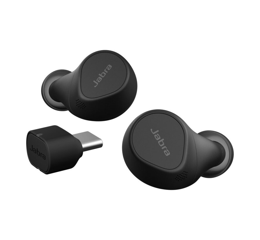 Evolve2 Buds | Draadloze In-ear Headset | Bluetooth | USB-C Oplaadcase | Zwart