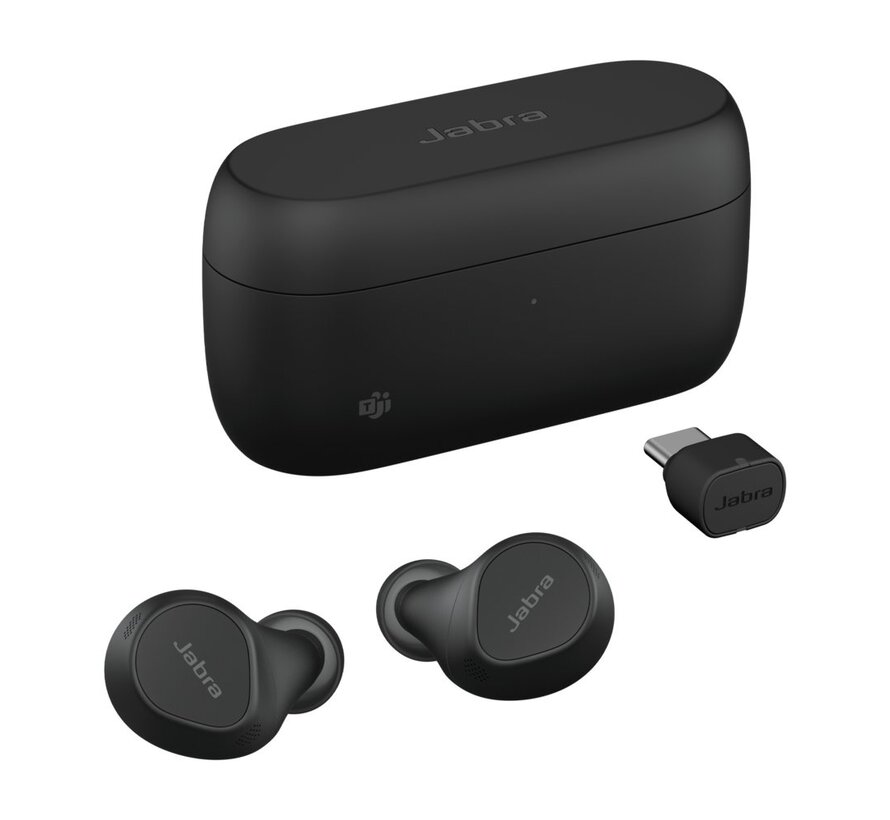 Evolve2 Buds | Draadloze In-ear Headset | Bluetooth | USB-C Oplaadcase | Zwart