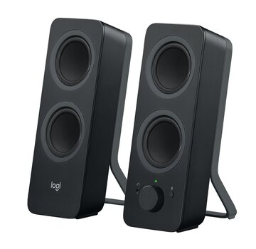Logitech Z207 | 2.0 Bluetooth Luidsprekerset | 5W RMS | Draadloze Overgang | Zwart