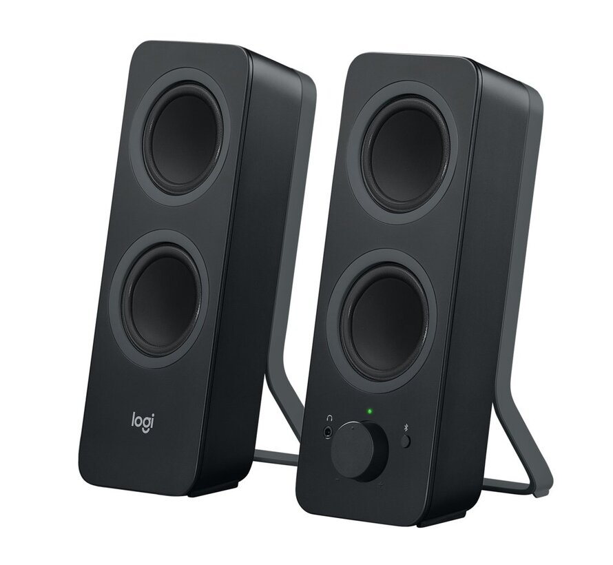 Z207 | 2.0 Bluetooth Luidsprekerset | 5W RMS | Draadloze Overgang | Zwart