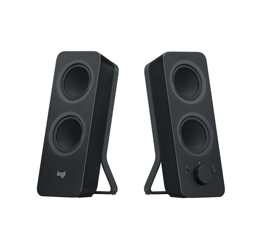 Z207 | 2.0 Bluetooth Luidsprekerset | 5W RMS | Draadloze Overgang | Zwart