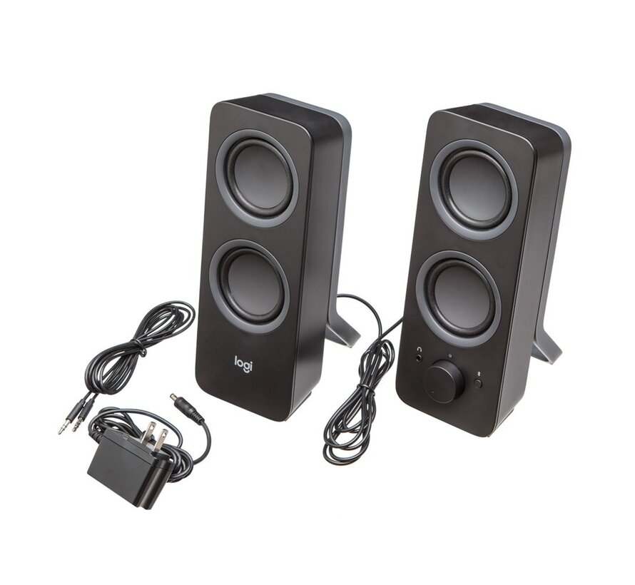 Z207 | 2.0 Bluetooth Luidsprekerset | 5W RMS | Draadloze Overgang | Zwart