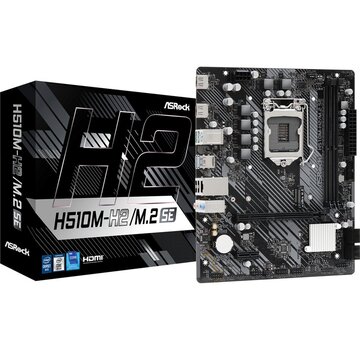 Asrock H510M-H2/M.2 SE | Socket LGA 1200 | Intel H470 | 2xDDR4 | Micro-ATX | Moederbord