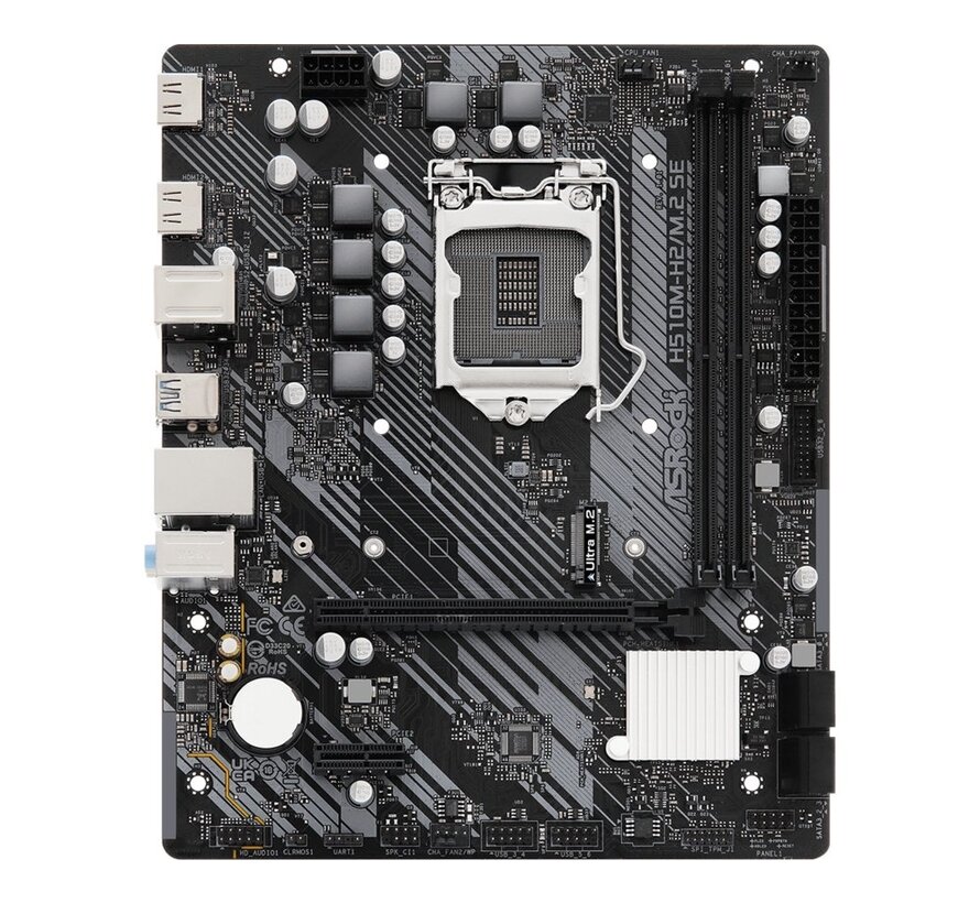 H510M-H2/M.2 SE | Socket LGA 1200 | Intel H470 | 2xDDR4 | Micro-ATX | Moederbord