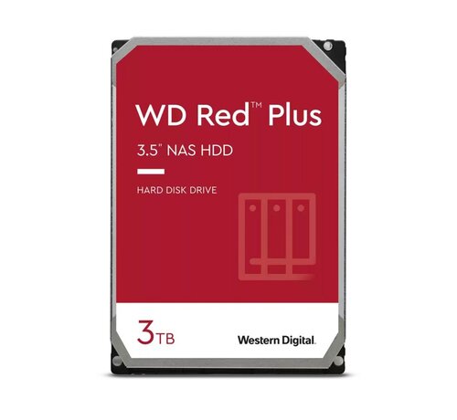Western Digital Red Plus WD30EFPX interne harde schijf 3.5" 3000 GB SATA III