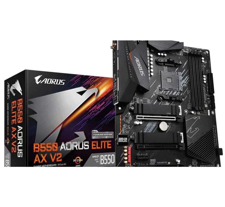 B550 AORUS ELITE V2 | Socket AM4 | AMD B550 | 4xDDR4 | ATX | Moederbord
