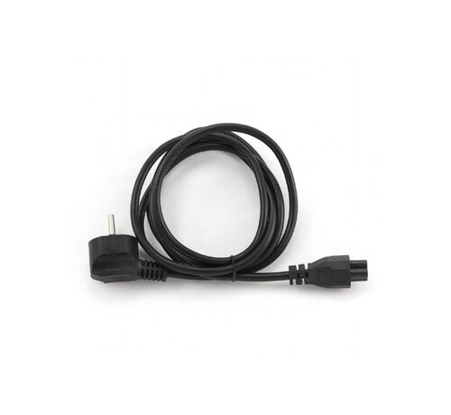 OEM New Kenic 3-Pin Mickey Mouse (C5) EU Powercord | 1.5 m | Zwart