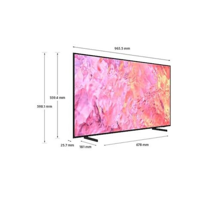 QE43Q60CAU | 43'' Ultra HD 4K | QLED Smart TV | Wifi | Tizen | Local Dimming | HDR10+ | 50Hz