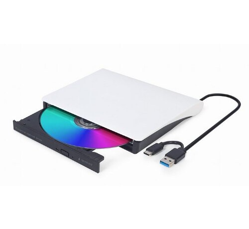 Gembird DVD-USB-03-BW Extern DVD±RW-station | Aansluiting: USB