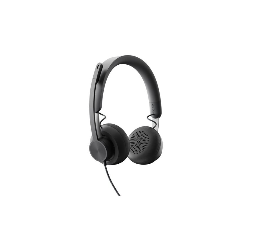 Zone | Bedrade On-ear Headset | USB-C & USB-A | Grafiet