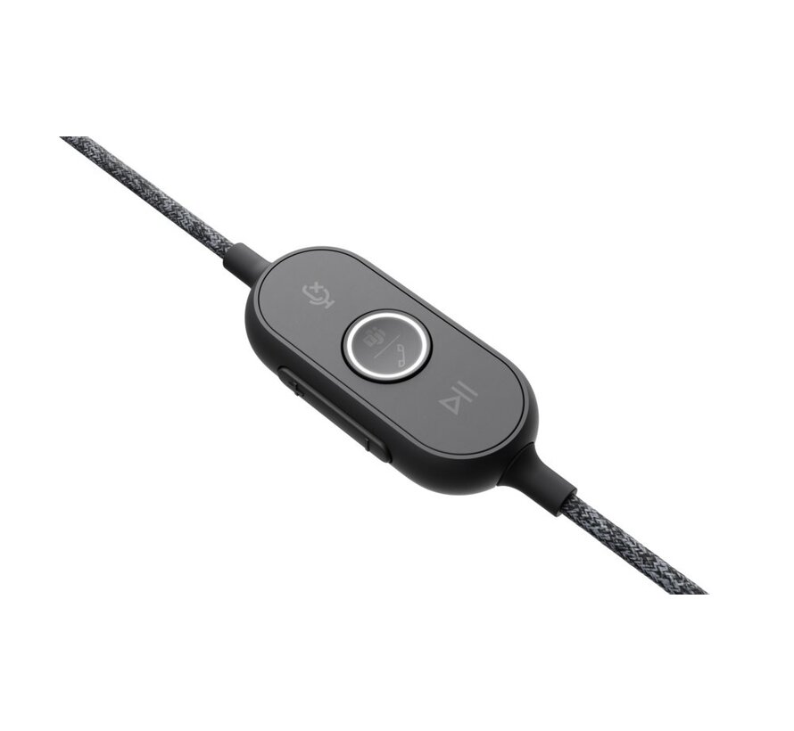 Zone | Bedrade On-ear Headset | USB-C & USB-A | Grafiet