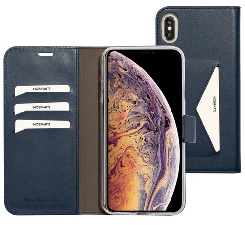 Mobiparts Classic Wallet Case | Apple iPhone XS Max | Blue