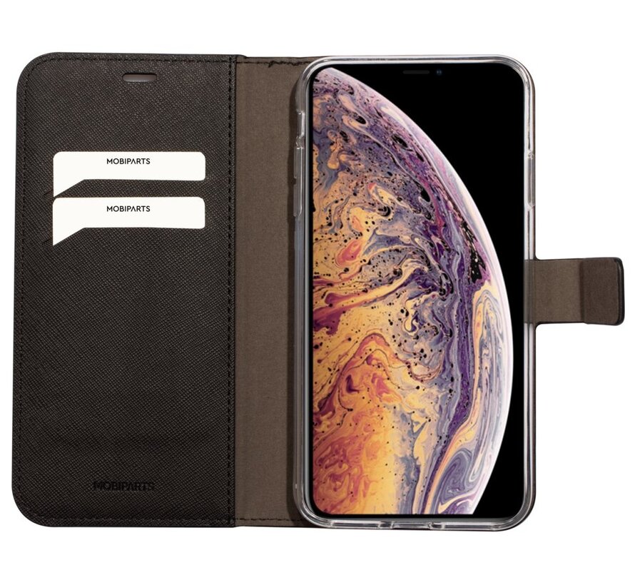 Saffiano Wallet Case | Apple iPhone XS Max | Black