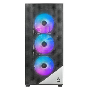 Azza Aero 480 RGB | Midi Tower Case | Zwart