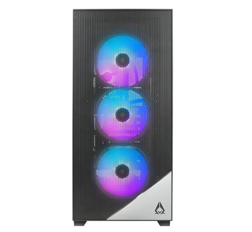 Azza Aero 480 RGB | Midi Tower Case | Zwart