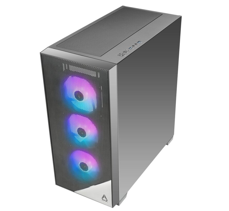 Aero 480 RGB | Midi Tower Case | Zwart