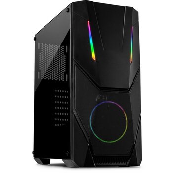 Inter-Tech IT-3303 Hornet RGB | Midi Tower Case | Zwart
