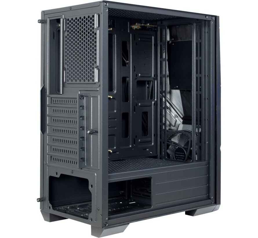 IT-3303 Hornet RGB | Midi Tower Case | Zwart