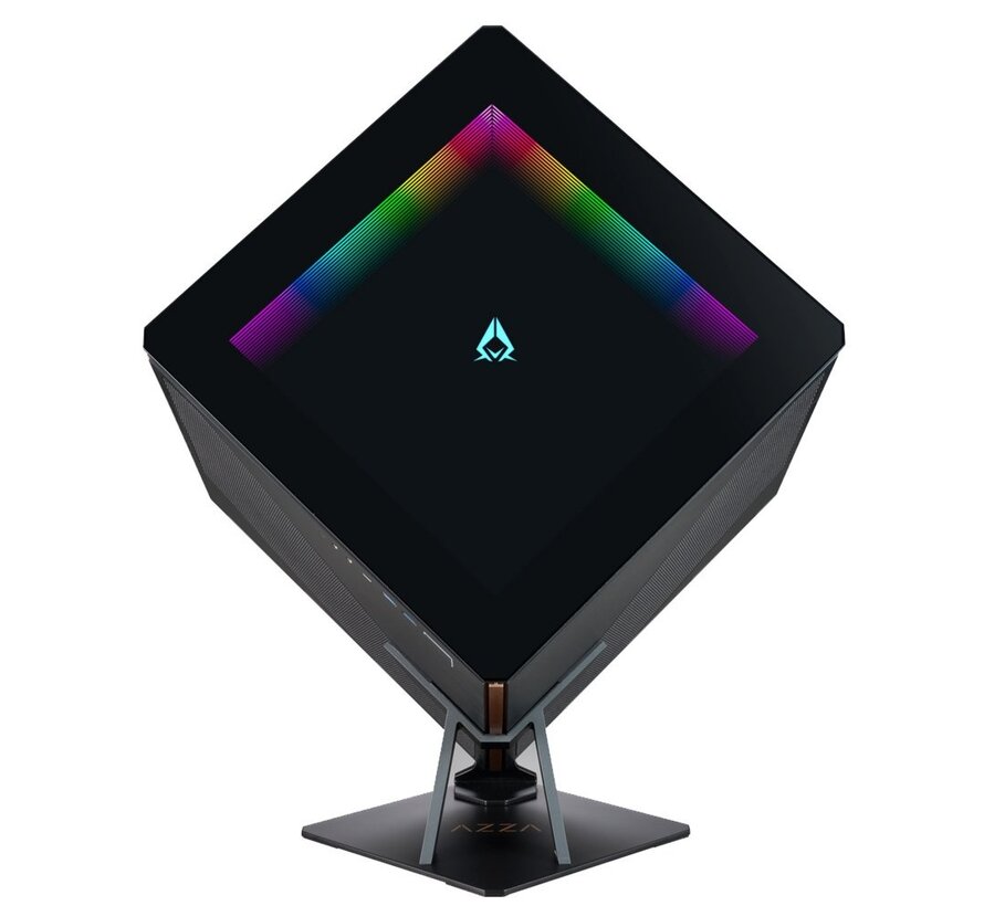 Regis Cube Case | Zwart, Goud, Grijs