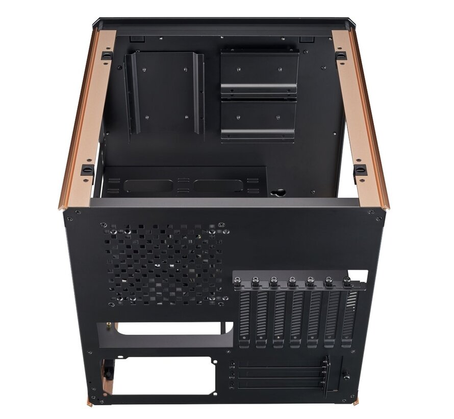 Regis Cube Case | Zwart, Goud, Grijs