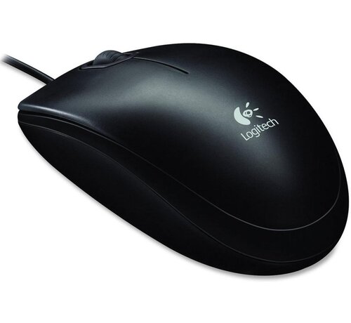 Logitech B100 | Ambidextrous Bedrade Muis | USB-A | 800 DPI | Zwart