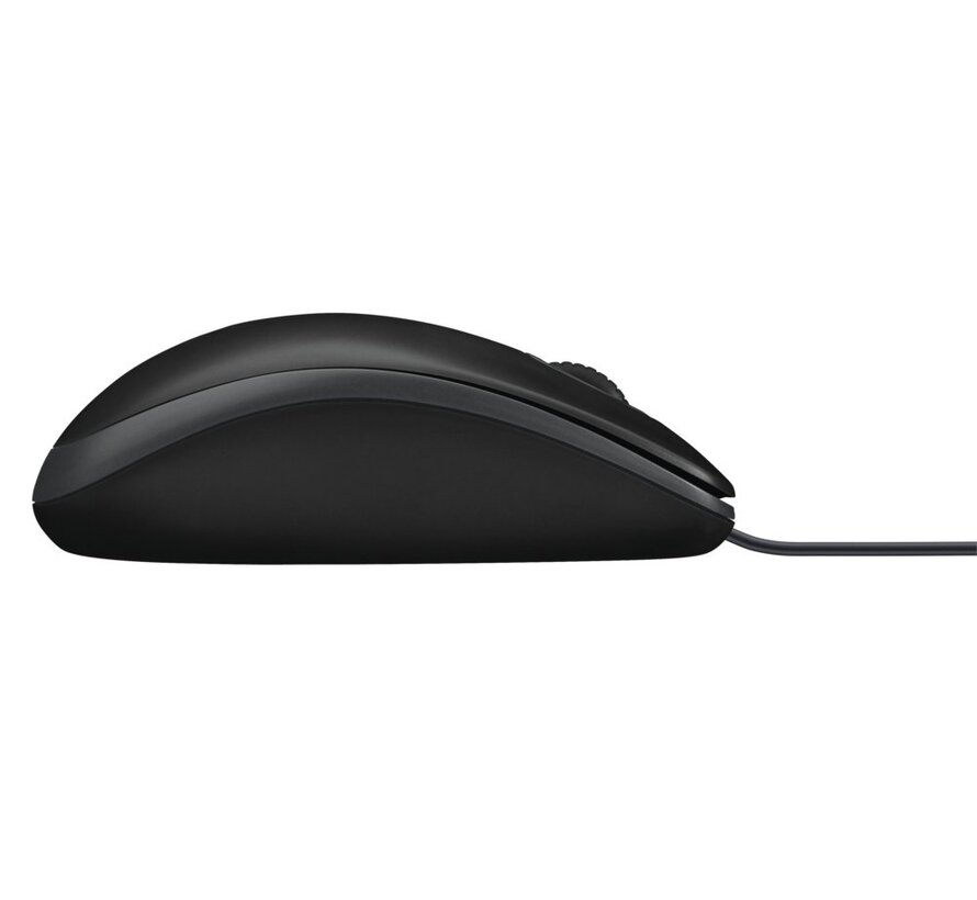 B100 | Ambidextrous Bedrade Muis | USB-A | 800 DPI | Zwart