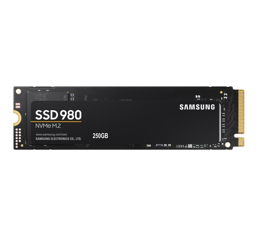 980 | 250GB NVMe SSD | M.2 | Gen3 | 2.900MB/s Lezen | 1.300MB/s Schrijven