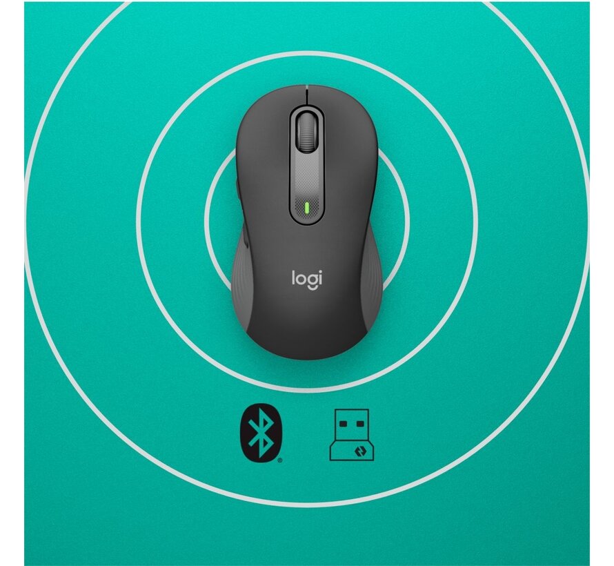 Signature M650 Draadloze Muis + BT - Grafiet