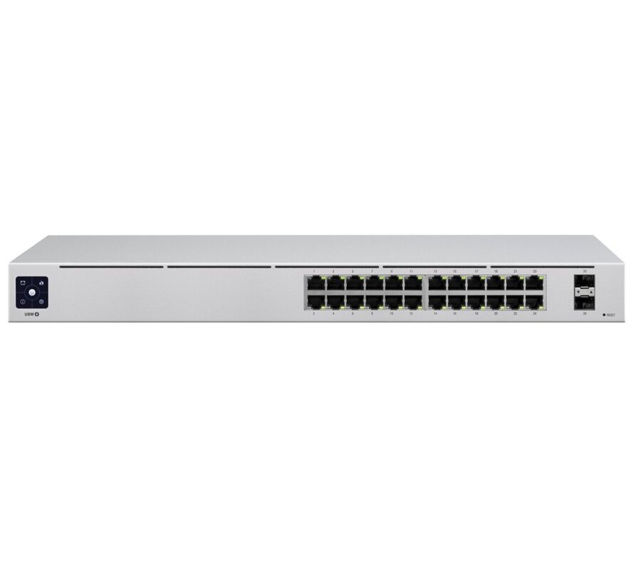 UniFi USW-24 Managed L2 Gigabit Ethernet Switch | 24-Poorts