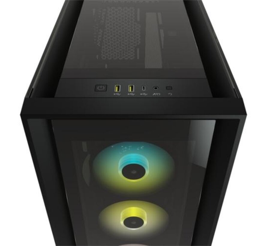 iCUE 5000X RGB | Midi Tower Case | Zwart