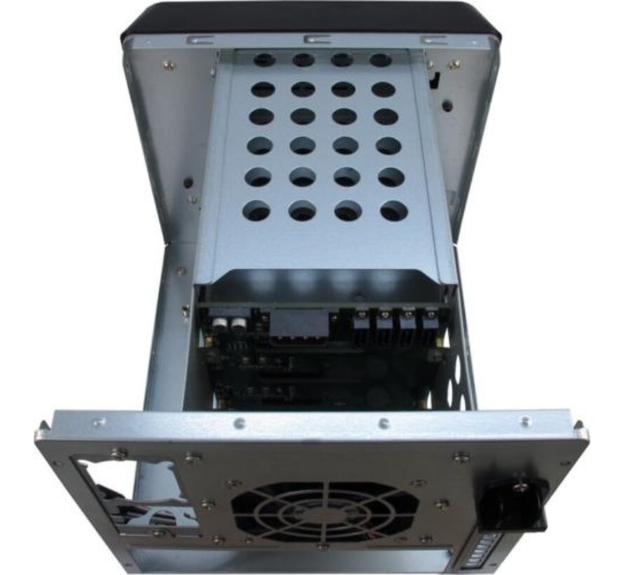 SC-4100 | ITX NAS Case | Zwart