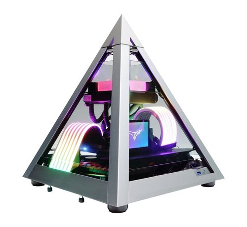 Azza Pyramid Mini | Mini-ITX Case | Grijs/Zwart