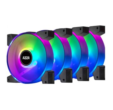 Azza Hurricane II RGB 4 Pack | 120mm Case Fans