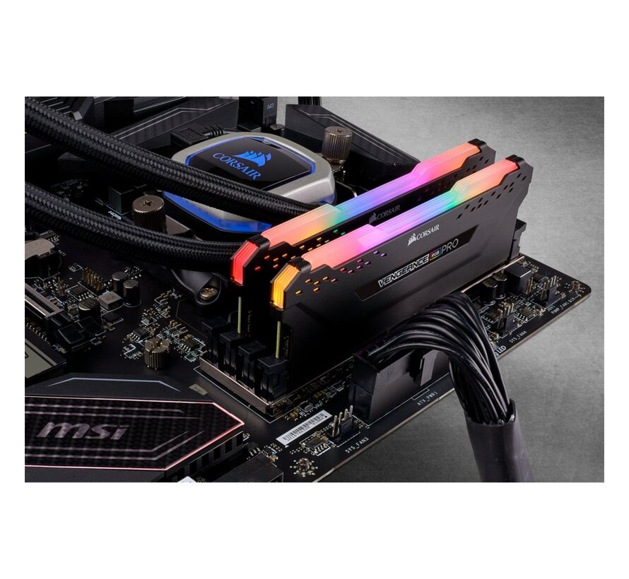 Vengeance RGB Pro | 32GB 2x16GB DDR4 | 3600MHz | DIMM | CL18 | Geheugenmodule | RAM