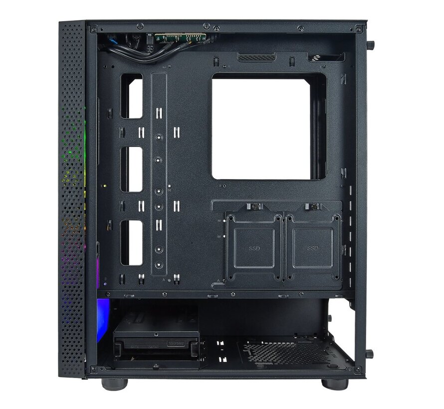 Celesta RGB | Midi Tower Case | Zwart