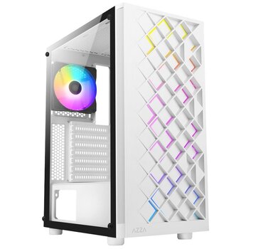 Azza Spectra RGB | Midi Tower Case | Wit