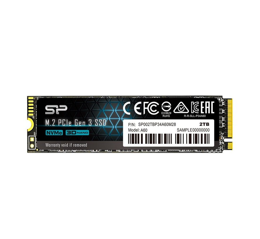 A60 | 2TB NVMe SSD | M.2 | Gen3 | 2.200MB/s