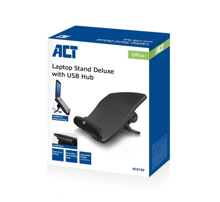 AC8100 notebookstandaard 43,9 cm (17.3") Zwart