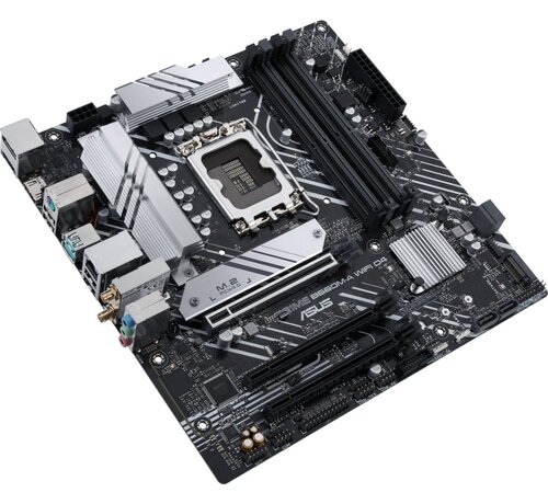 Asus ASUS PRIME B660M-A WIFI D4 | Socket LGA 1700 | Intel B660 | 4xDDR4 | Micro-ATX | Moederbord