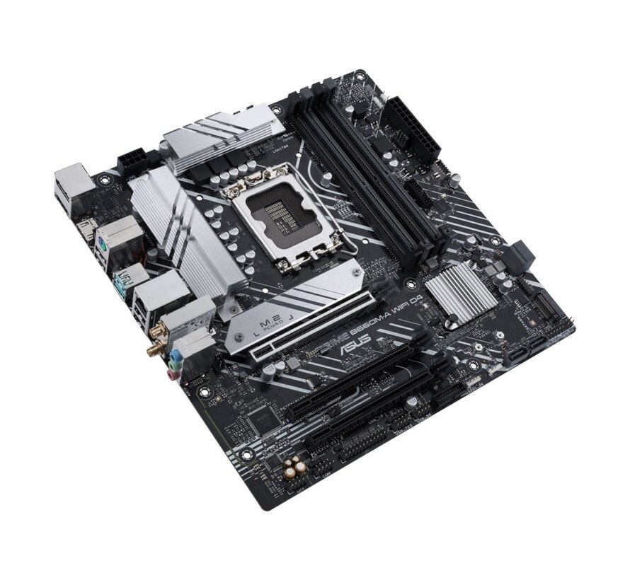 ASUS PRIME B660M-A WIFI D4 | Socket LGA 1700 | Intel B660 | 4xDDR4 | Micro-ATX | Moederbord