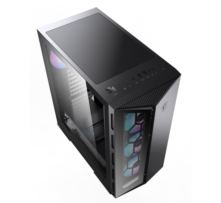 MPG Gungnir 110R RGB | Midi Tower Case | Zwart