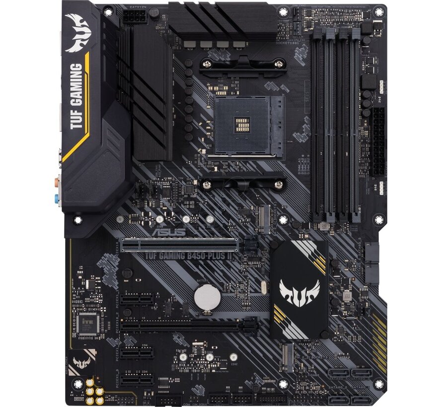 ASUS TUF GAMING B450-PLUS II | Socket AM4 | AMD B450 | 4xDDR4 | ATX | Moederbord