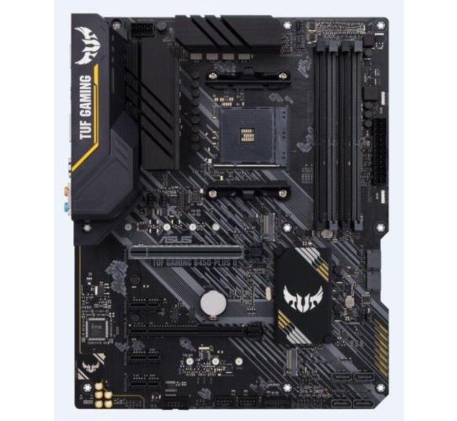 ASUS TUF GAMING B450-PLUS II | Socket AM4 | AMD B450 | 4xDDR4 | ATX | Moederbord