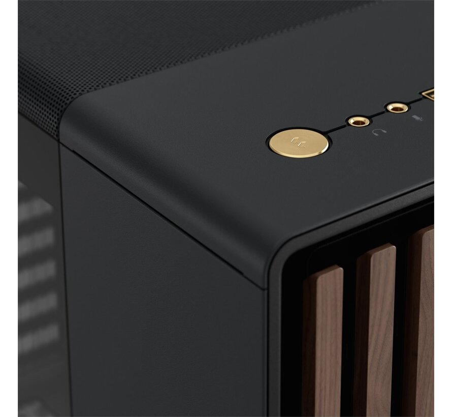 North TG Clear Charcoal | Midi Tower Case | Zwart